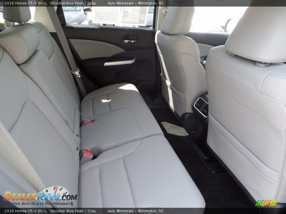 2016 Honda CR-V EX-L Obsidian Blue Pearl / Gray Photo #14