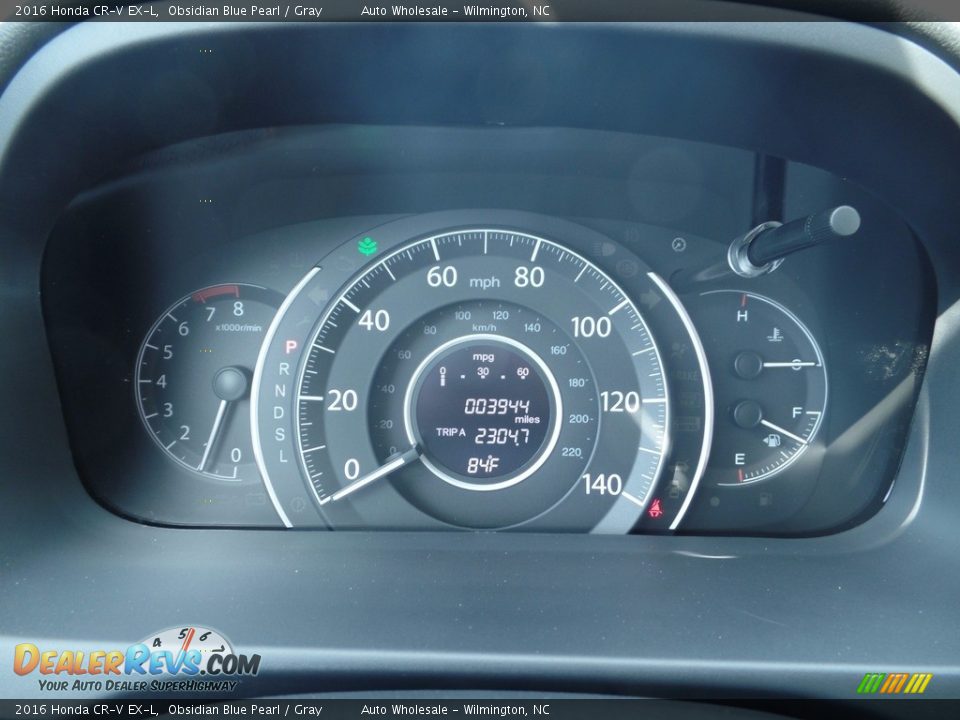 2016 Honda CR-V EX-L Obsidian Blue Pearl / Gray Photo #16