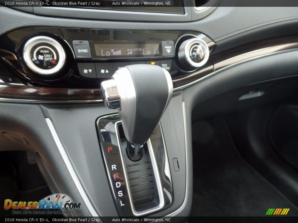 2016 Honda CR-V EX-L Obsidian Blue Pearl / Gray Photo #19