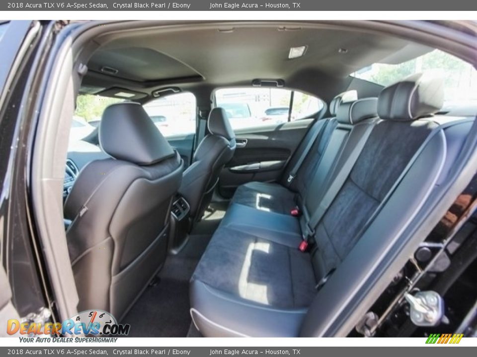 Rear Seat of 2018 Acura TLX V6 A-Spec Sedan Photo #21