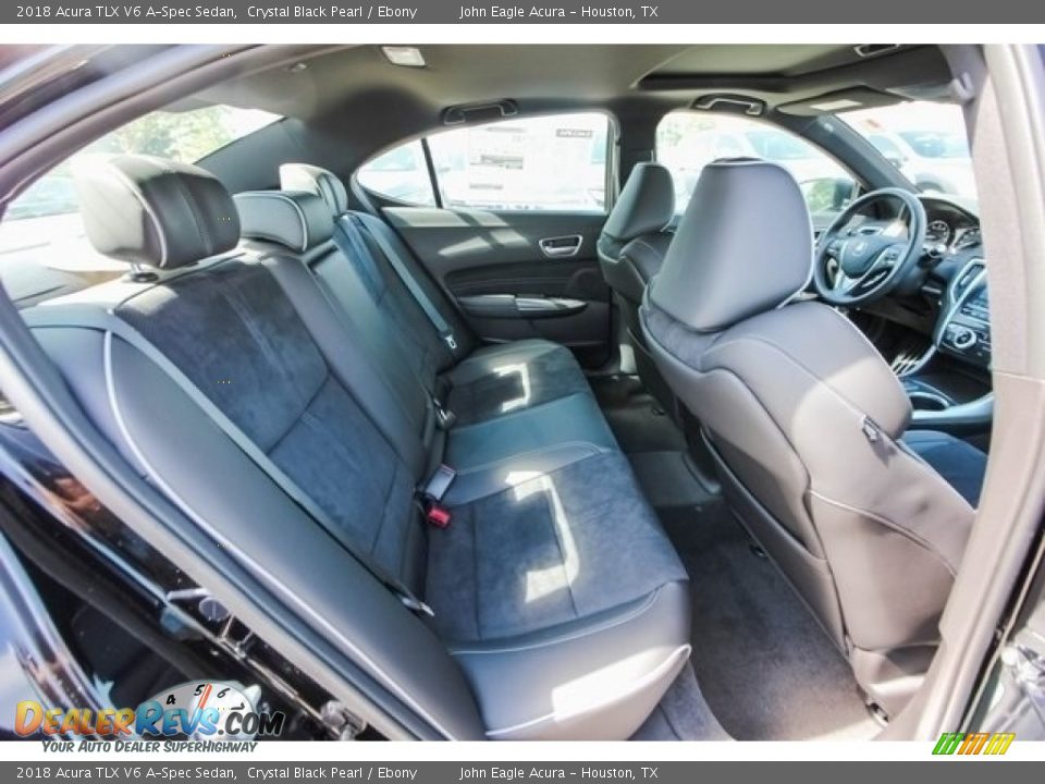 Rear Seat of 2018 Acura TLX V6 A-Spec Sedan Photo #24
