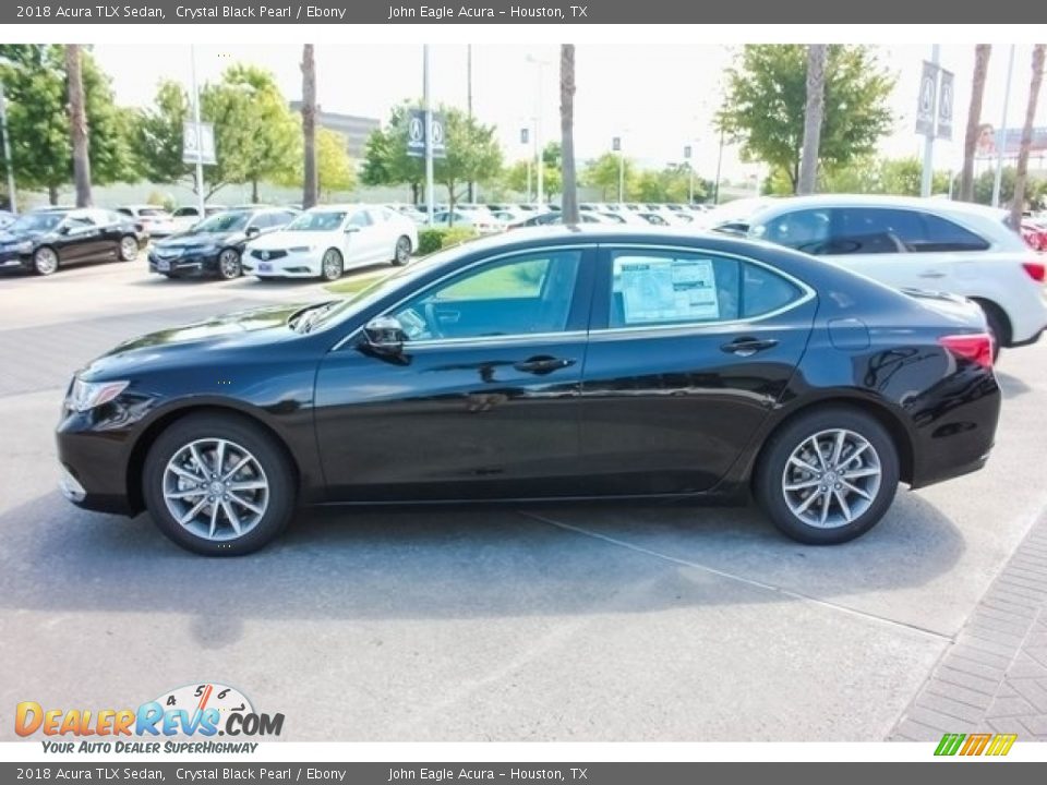 2018 Acura TLX Sedan Crystal Black Pearl / Ebony Photo #4