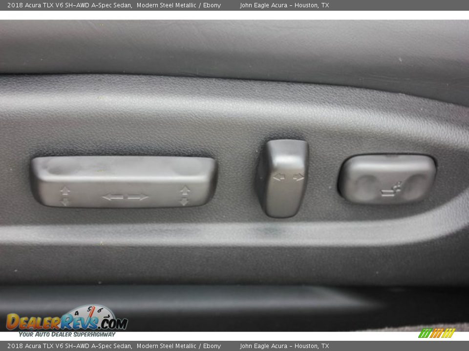 2018 Acura TLX V6 SH-AWD A-Spec Sedan Modern Steel Metallic / Ebony Photo #14