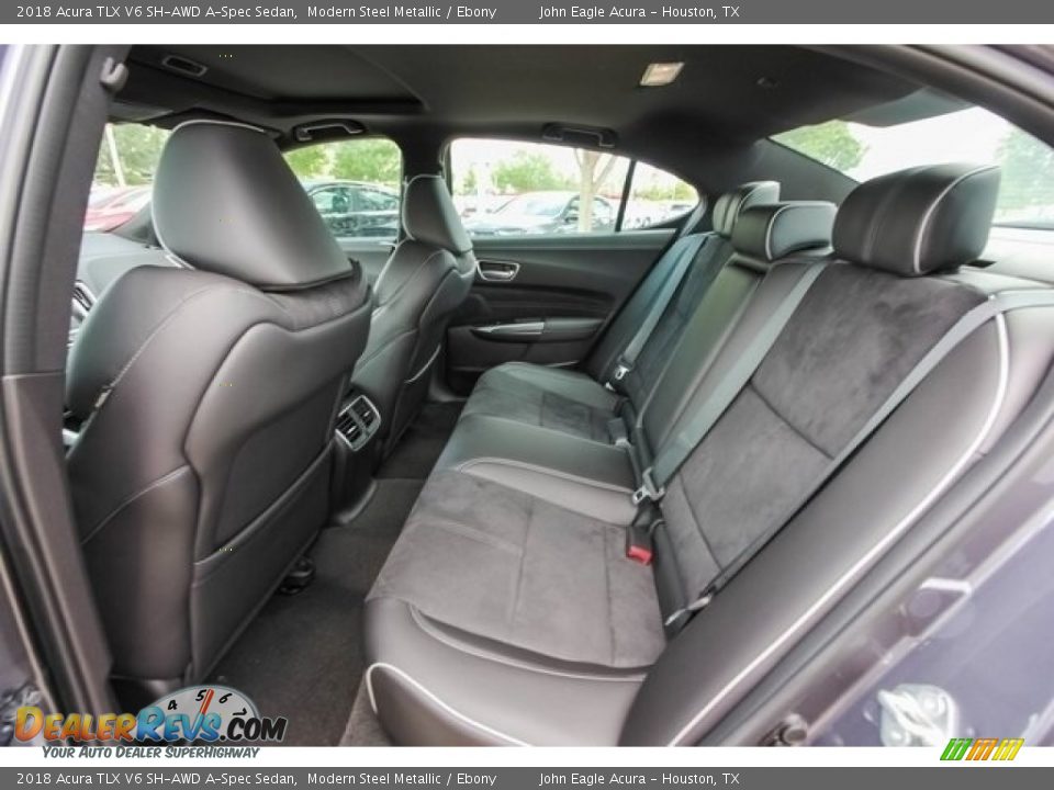 Rear Seat of 2018 Acura TLX V6 SH-AWD A-Spec Sedan Photo #18