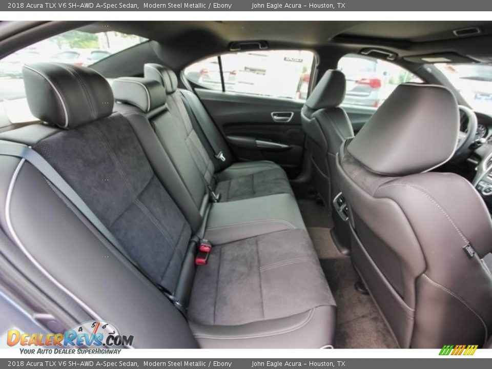 Rear Seat of 2018 Acura TLX V6 SH-AWD A-Spec Sedan Photo #21