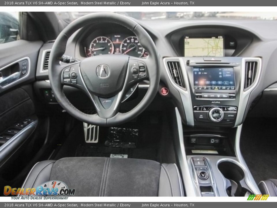 Dashboard of 2018 Acura TLX V6 SH-AWD A-Spec Sedan Photo #25