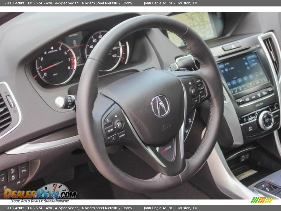 2018 Acura TLX V6 SH-AWD A-Spec Sedan Steering Wheel Photo #32