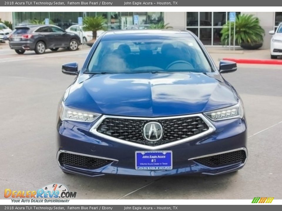 2018 Acura TLX Technology Sedan Fathom Blue Pearl / Ebony Photo #2
