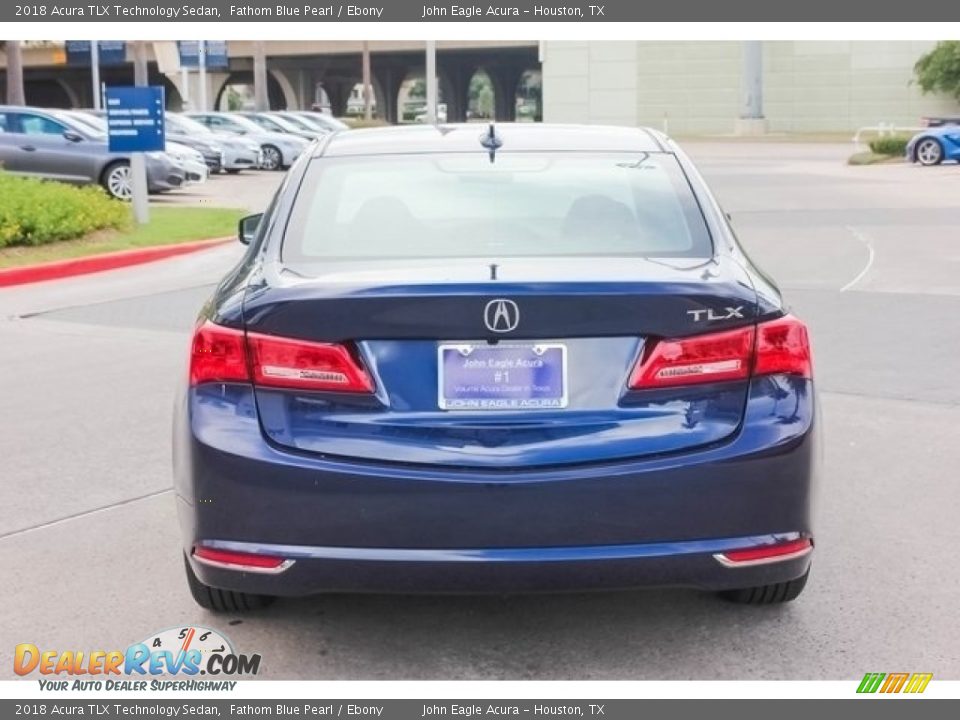 2018 Acura TLX Technology Sedan Fathom Blue Pearl / Ebony Photo #6