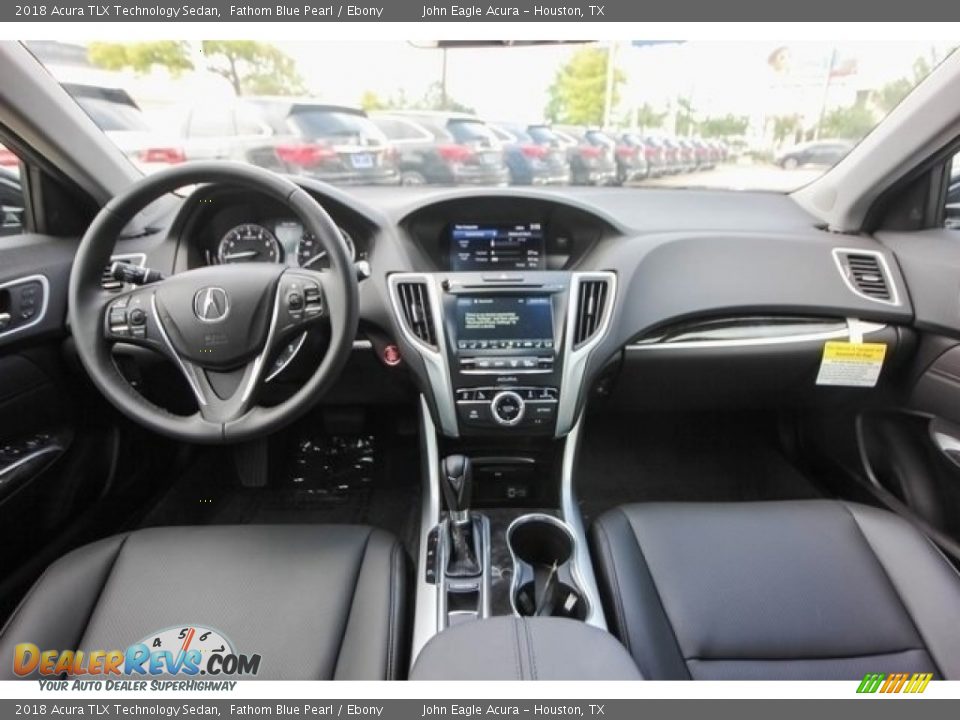 2018 Acura TLX Technology Sedan Fathom Blue Pearl / Ebony Photo #9