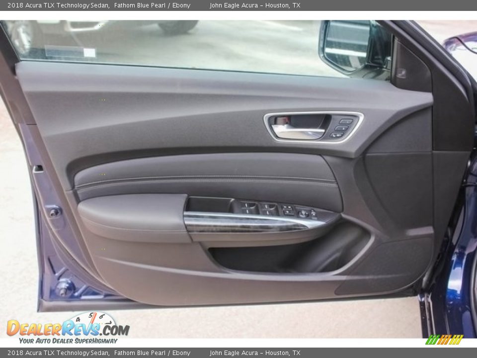 2018 Acura TLX Technology Sedan Fathom Blue Pearl / Ebony Photo #12
