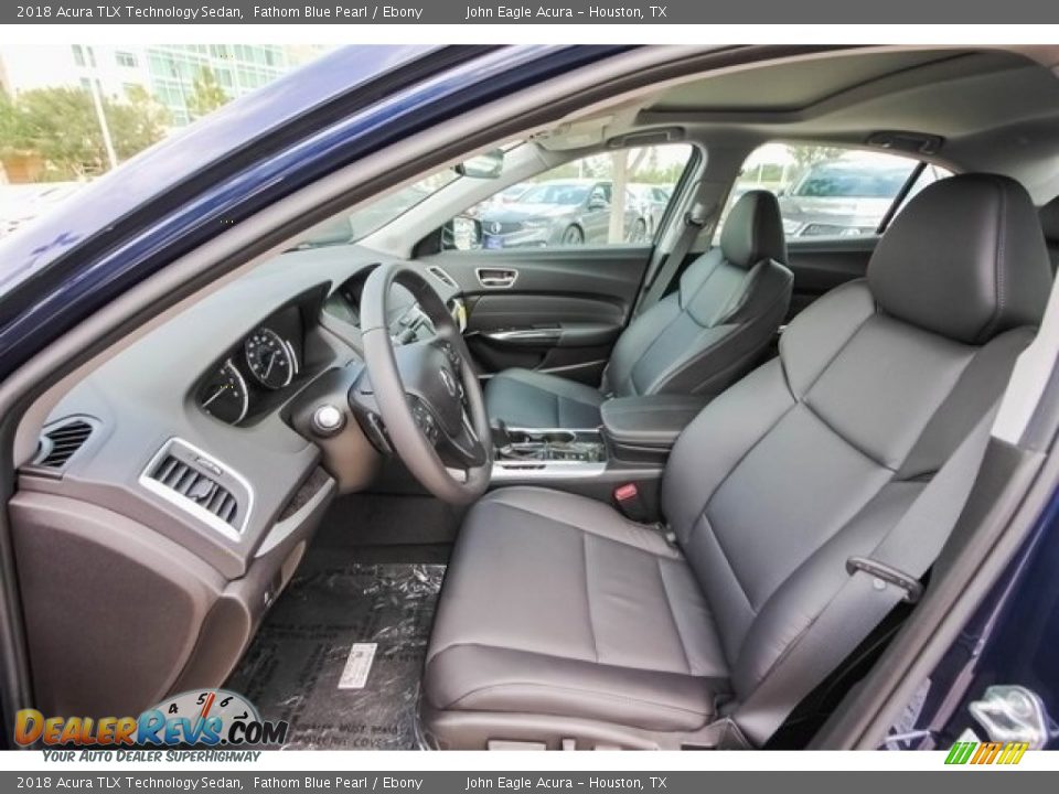 2018 Acura TLX Technology Sedan Fathom Blue Pearl / Ebony Photo #15