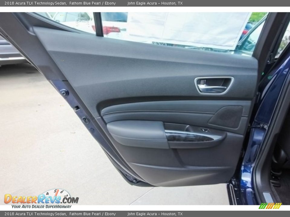 2018 Acura TLX Technology Sedan Fathom Blue Pearl / Ebony Photo #16