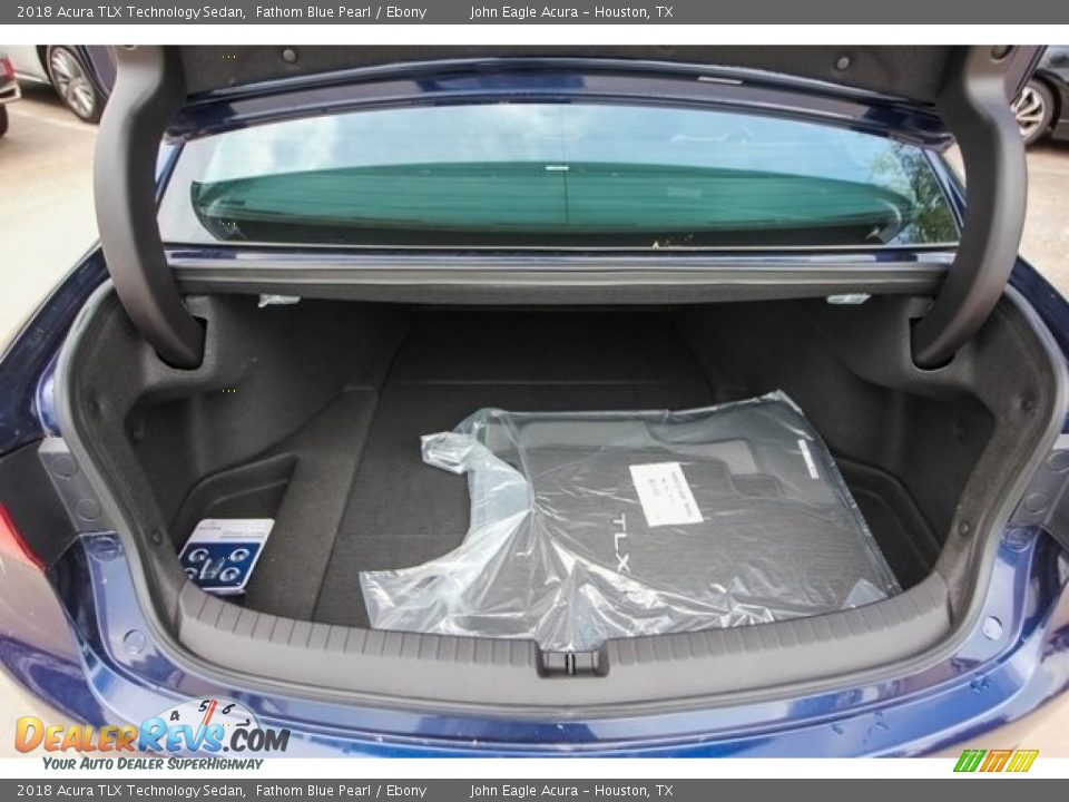 2018 Acura TLX Technology Sedan Fathom Blue Pearl / Ebony Photo #18