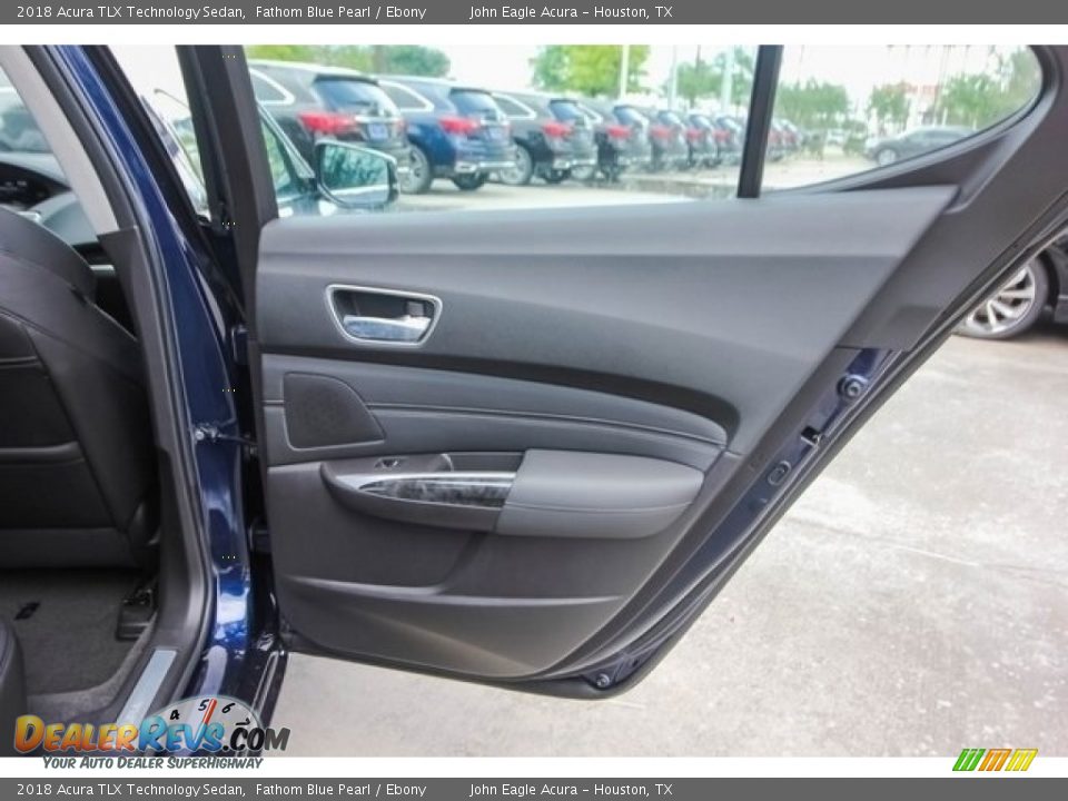 2018 Acura TLX Technology Sedan Fathom Blue Pearl / Ebony Photo #19