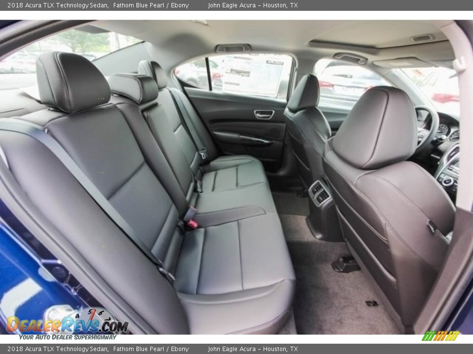 2018 Acura TLX Technology Sedan Fathom Blue Pearl / Ebony Photo #20