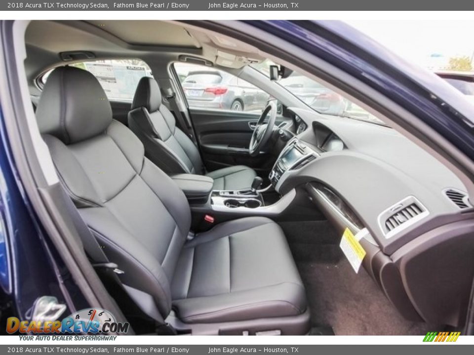 2018 Acura TLX Technology Sedan Fathom Blue Pearl / Ebony Photo #22