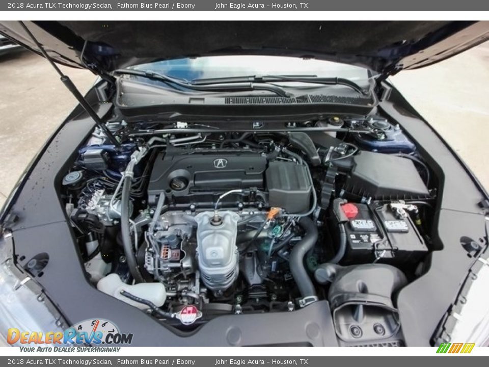 2018 Acura TLX Technology Sedan Fathom Blue Pearl / Ebony Photo #23