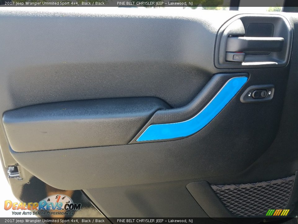 2017 Jeep Wrangler Unlimited Sport 4x4 Black / Black Photo #6