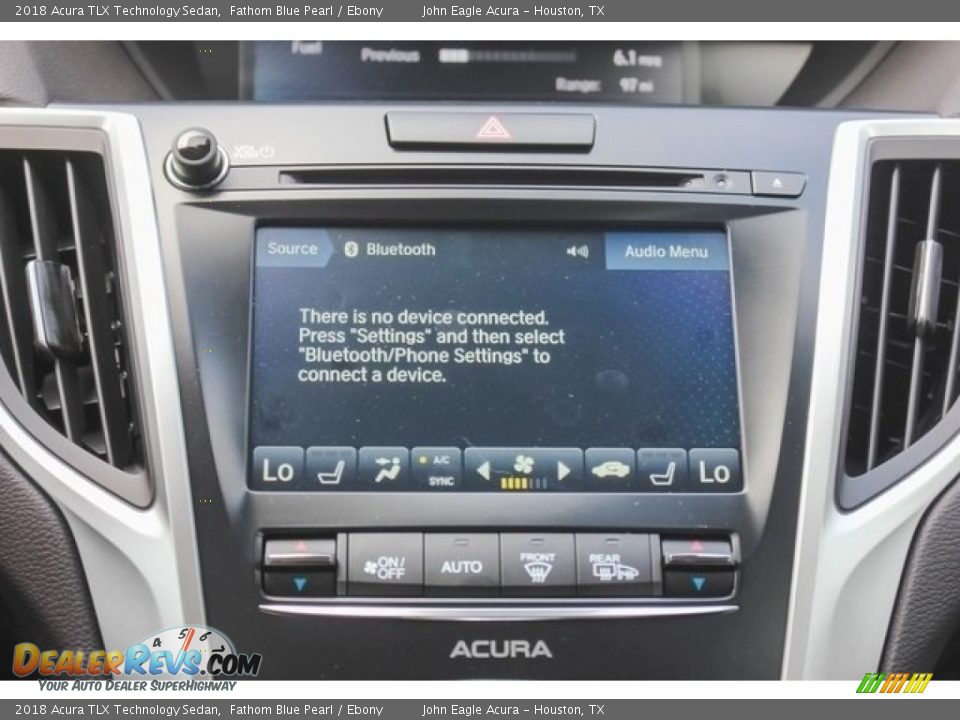 2018 Acura TLX Technology Sedan Fathom Blue Pearl / Ebony Photo #28