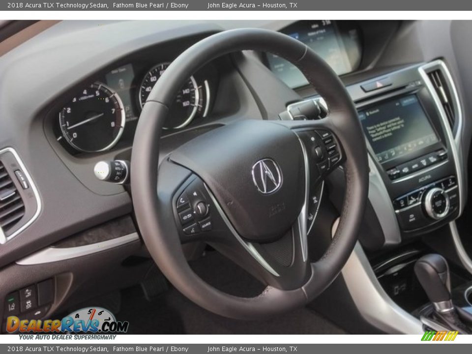 2018 Acura TLX Technology Sedan Fathom Blue Pearl / Ebony Photo #31