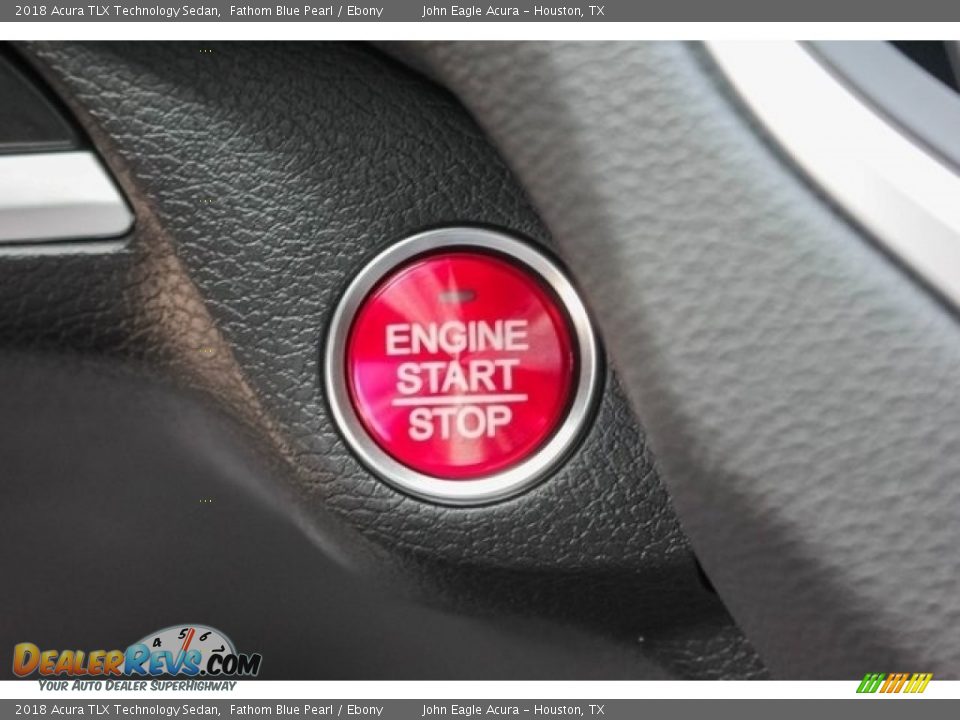 2018 Acura TLX Technology Sedan Fathom Blue Pearl / Ebony Photo #33