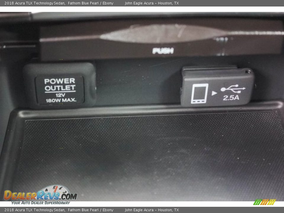 2018 Acura TLX Technology Sedan Fathom Blue Pearl / Ebony Photo #35