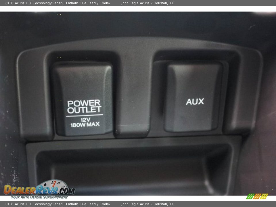 2018 Acura TLX Technology Sedan Fathom Blue Pearl / Ebony Photo #36
