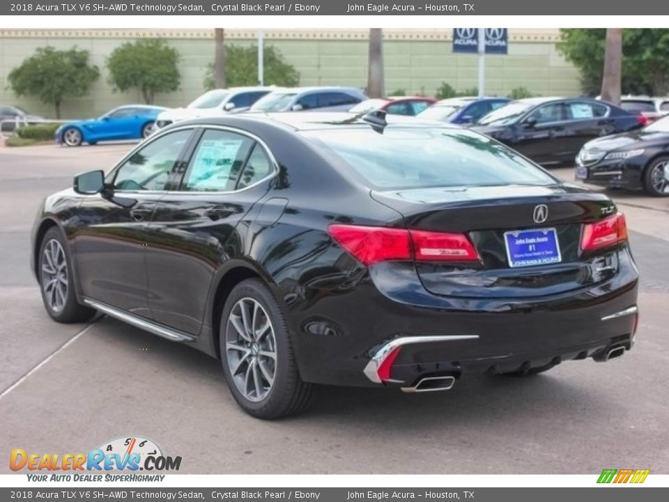 2018 Acura TLX V6 SH-AWD Technology Sedan Crystal Black Pearl / Ebony Photo #5