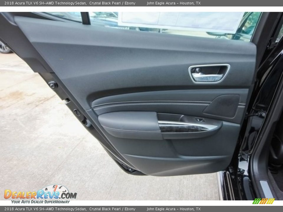 2018 Acura TLX V6 SH-AWD Technology Sedan Crystal Black Pearl / Ebony Photo #16