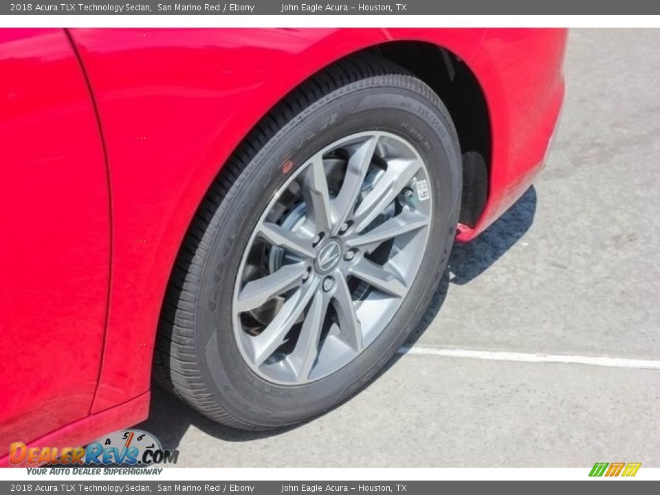 2018 Acura TLX Technology Sedan San Marino Red / Ebony Photo #11