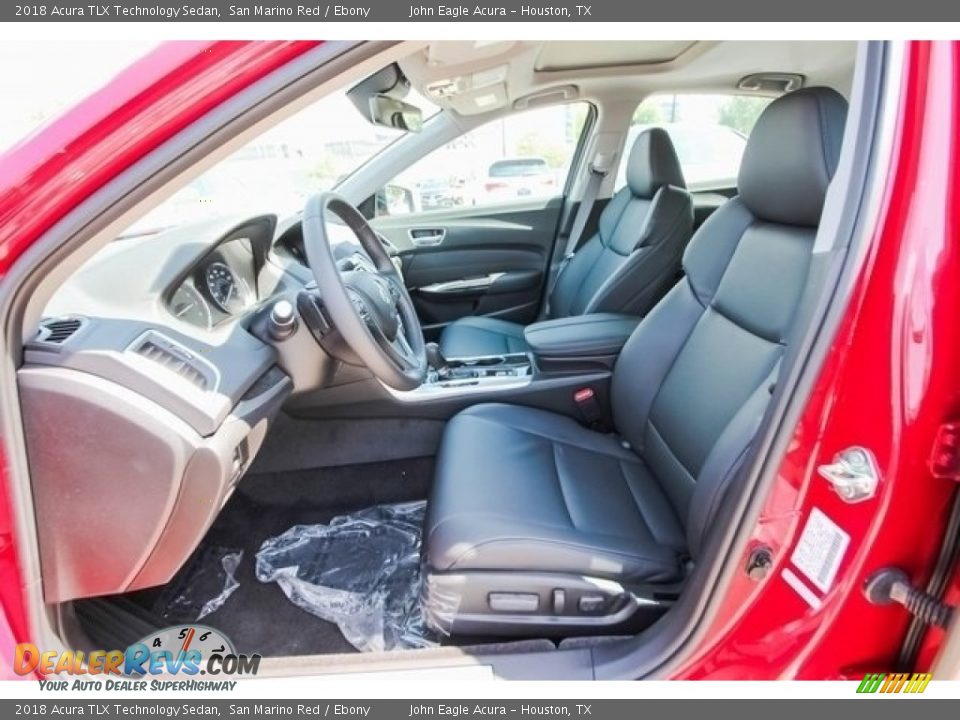 2018 Acura TLX Technology Sedan San Marino Red / Ebony Photo #19