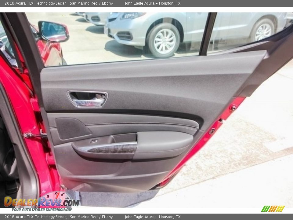 2018 Acura TLX Technology Sedan San Marino Red / Ebony Photo #23