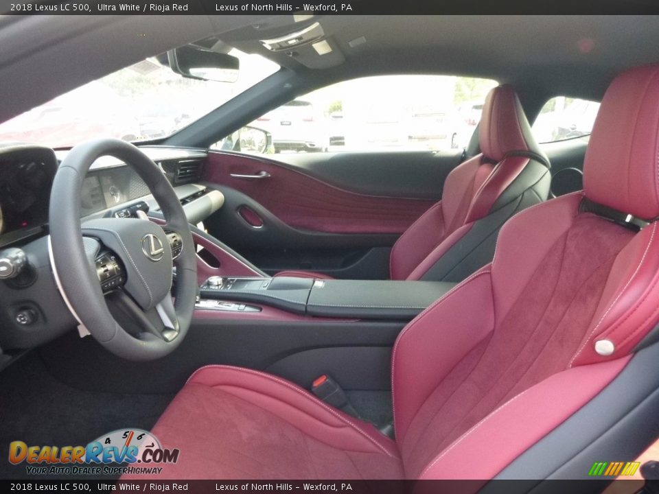 Front Seat of 2018 Lexus LC 500 Photo #7