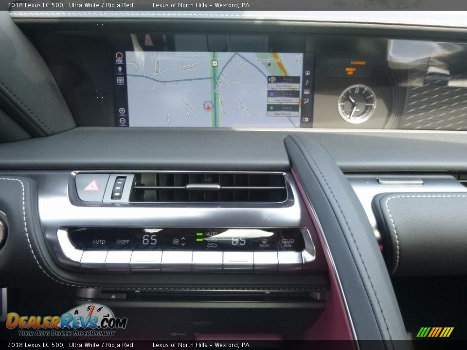 Navigation of 2018 Lexus LC 500 Photo #14