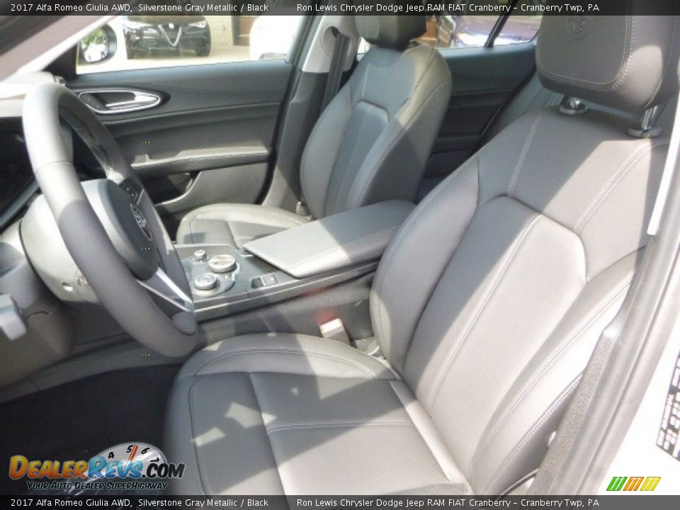2017 Alfa Romeo Giulia AWD Silverstone Gray Metallic / Black Photo #22