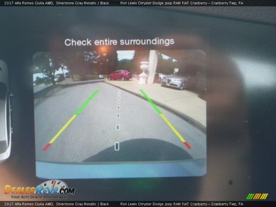 2017 Alfa Romeo Giulia AWD Silverstone Gray Metallic / Black Photo #26