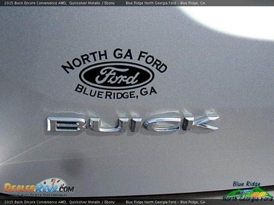 2015 Buick Encore Convenience AWD Quicksilver Metallic / Ebony Photo #36