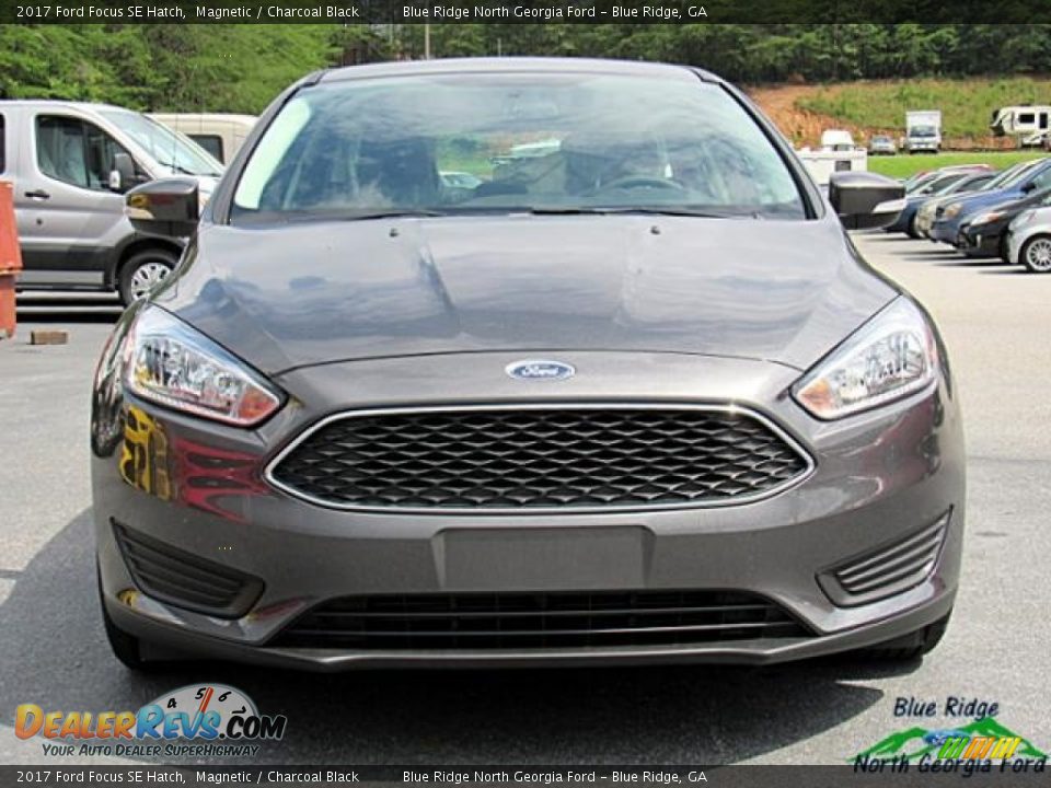 2017 Ford Focus SE Hatch Magnetic / Charcoal Black Photo #8