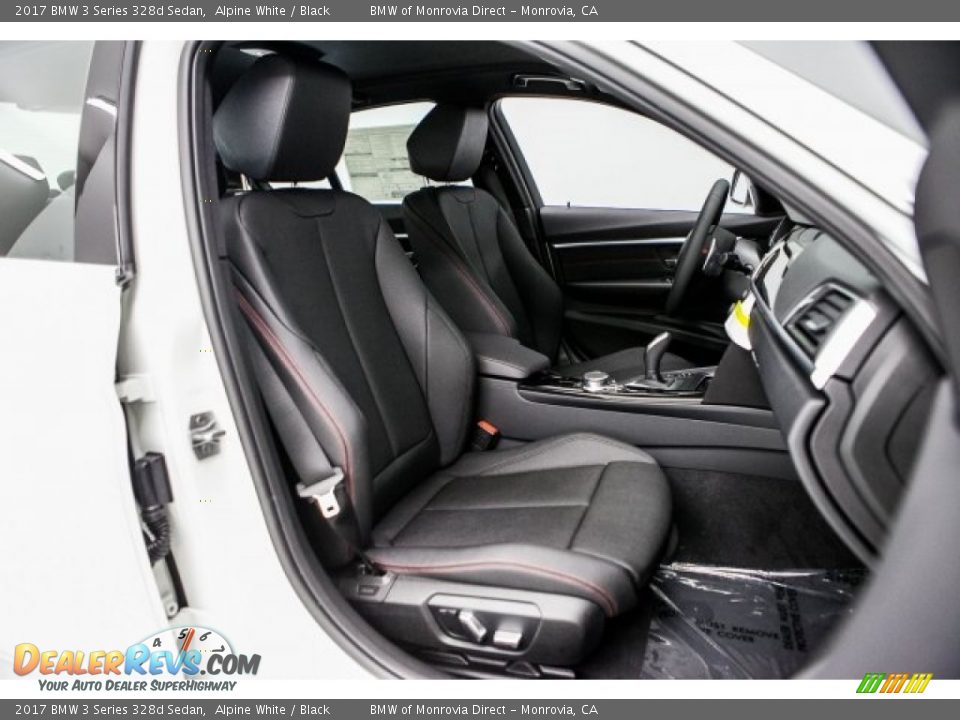 Black Interior - 2017 BMW 3 Series 328d Sedan Photo #2