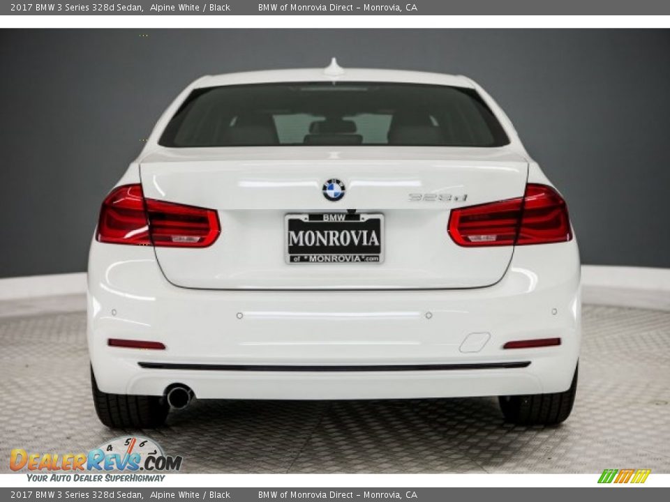 2017 BMW 3 Series 328d Sedan Alpine White / Black Photo #4