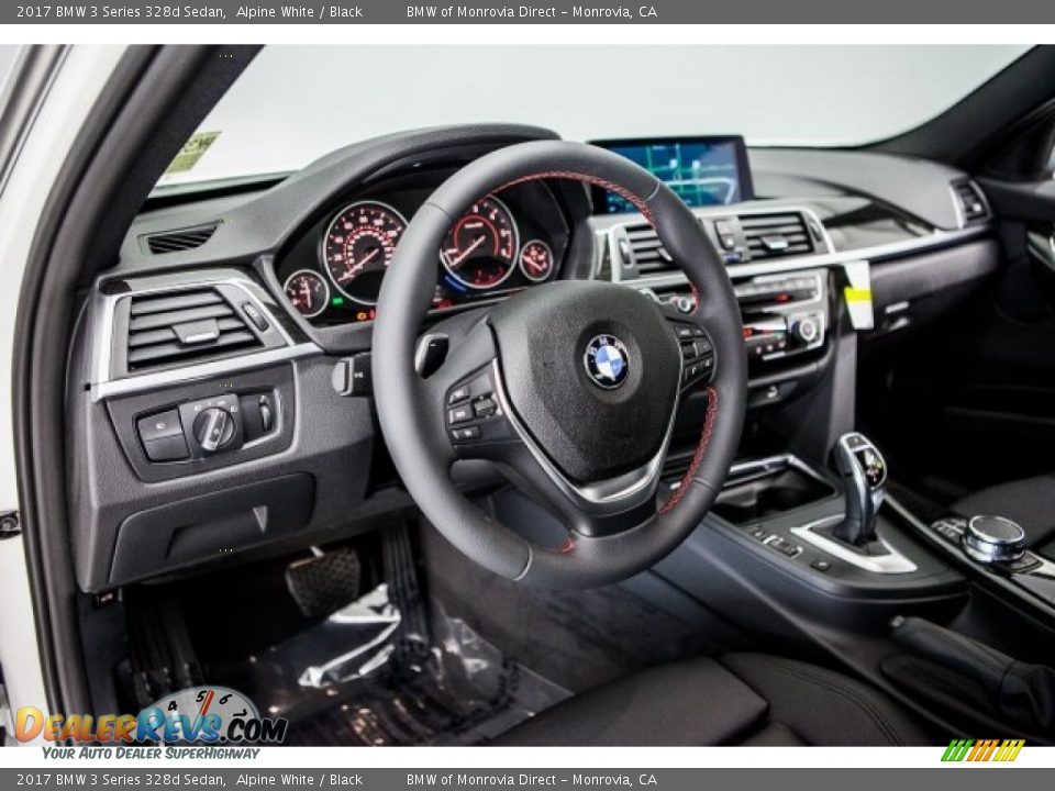 Dashboard of 2017 BMW 3 Series 328d Sedan Photo #5