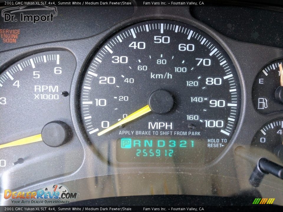 2001 GMC Yukon XL SLT 4x4 Summit White / Medium Dark Pewter/Shale Photo #14