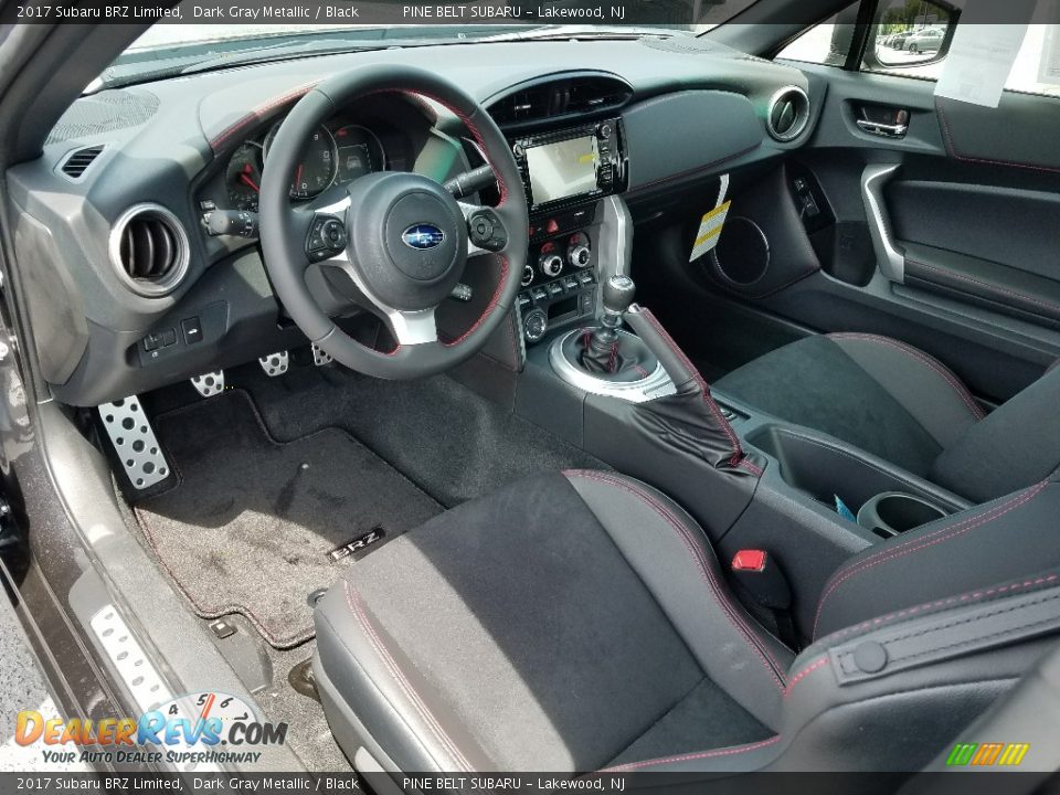 Black Interior - 2017 Subaru BRZ Limited Photo #6