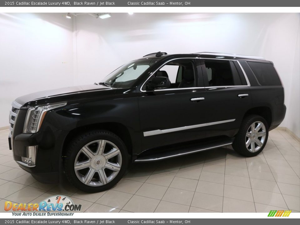 2015 Cadillac Escalade Luxury 4WD Black Raven / Jet Black Photo #3