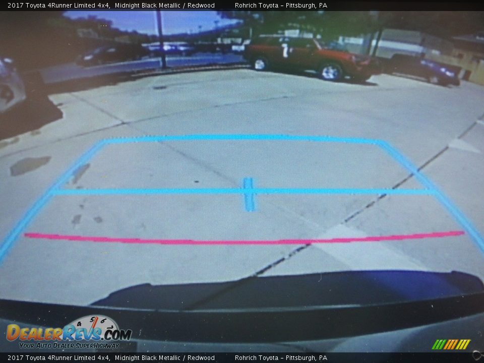 2017 Toyota 4Runner Limited 4x4 Midnight Black Metallic / Redwood Photo #13