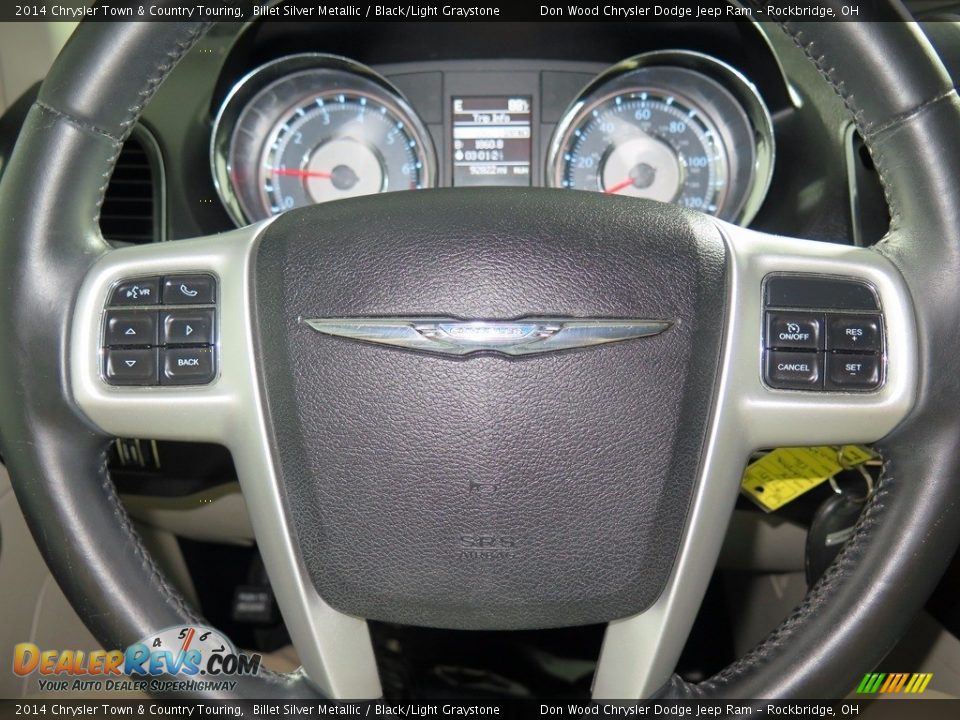 2014 Chrysler Town & Country Touring Billet Silver Metallic / Black/Light Graystone Photo #13
