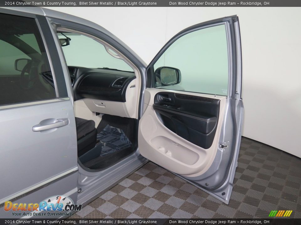 2014 Chrysler Town & Country Touring Billet Silver Metallic / Black/Light Graystone Photo #26