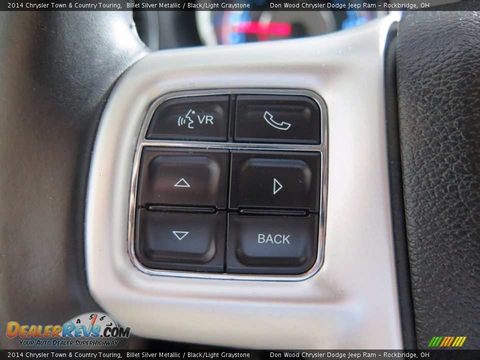 2014 Chrysler Town & Country Touring Billet Silver Metallic / Black/Light Graystone Photo #27