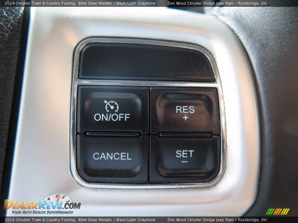 2014 Chrysler Town & Country Touring Billet Silver Metallic / Black/Light Graystone Photo #28